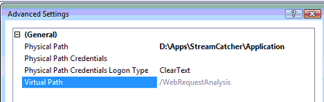 WebRequestAnalysis virtual path